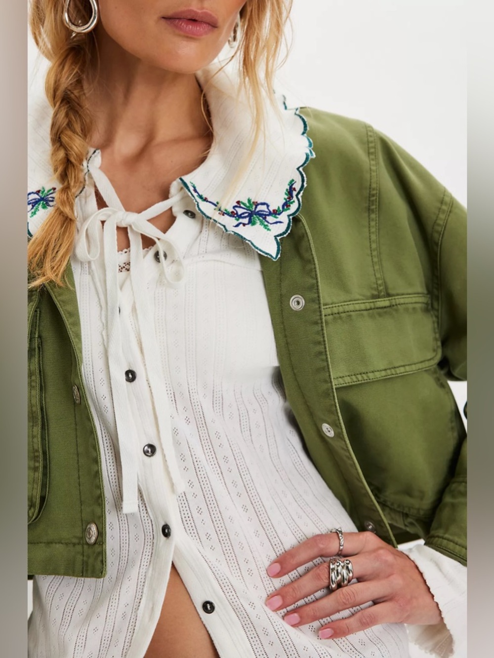 NWT! FP Free People Juniper Long Sleeve Cardi Sz XS - Picture 5 of 5